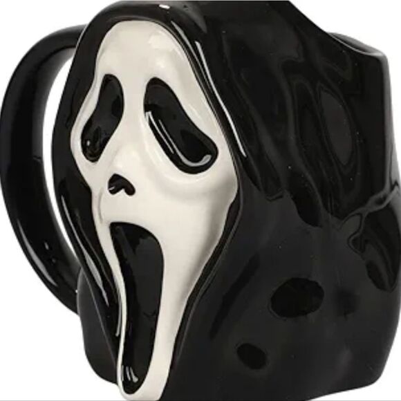 Ghost Face Sculpted 16oz Ceramic Mug - Picture 4 of 6